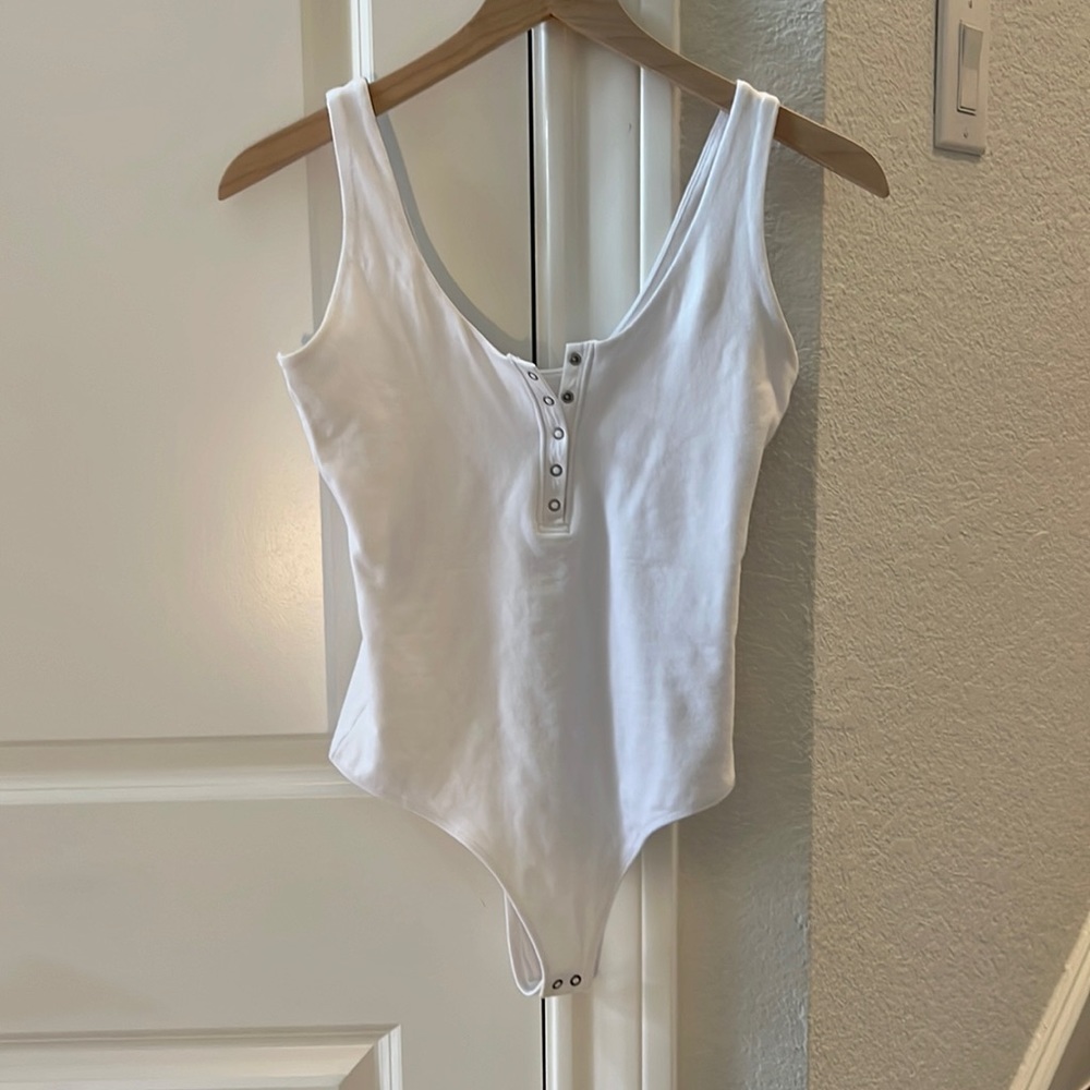 Abercrombie white tank bodysuit